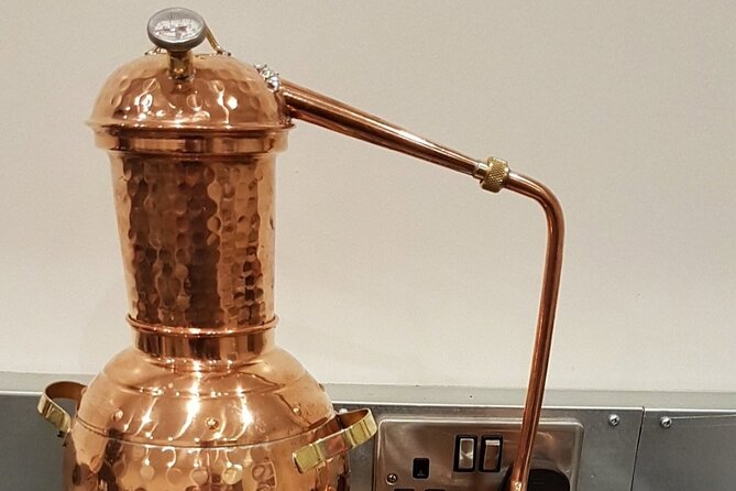 Distill a bottle of Gin on mini copper stills - Tasting your own gin and sealing the bottle