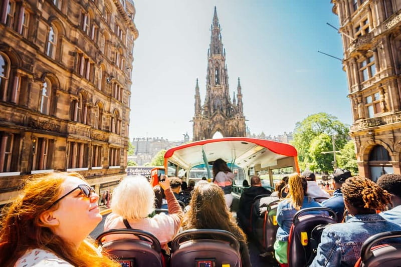 Edinburgh: Big Bus Hop-On, Hop-Off Tour by Open-Top Bus - Key points to know before you ride