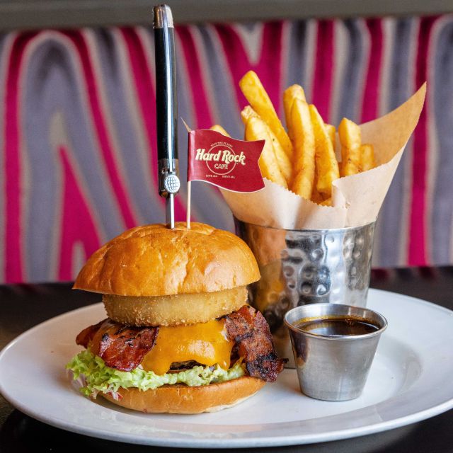 Edinburgh: Hard Rock Cafe with Set Menu for Lunch or Dinner - The memorabilia is part of the meal