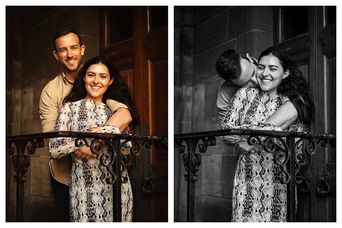 Edinburgh Photoshoot for Couples, Families & Solo Travellers - Dean Village for a quieter portrait setting