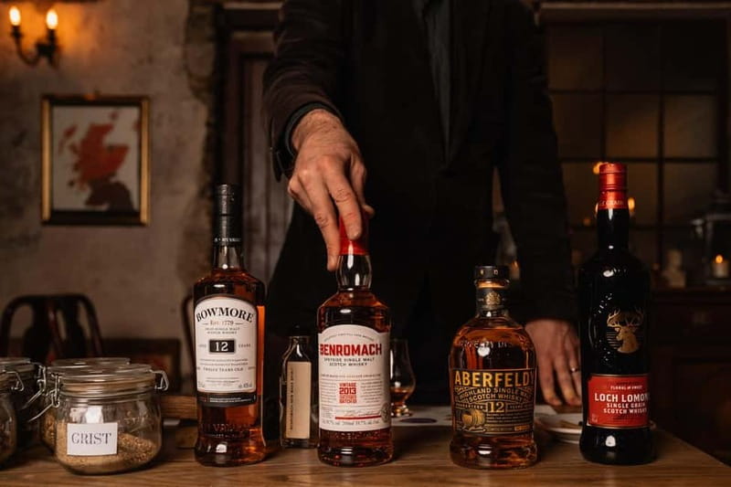 Edinburgh: Small-Group History of Whisky Tour with Tasting - George Ballantine, Andrew Usher Jr, and whisky sold worldwide