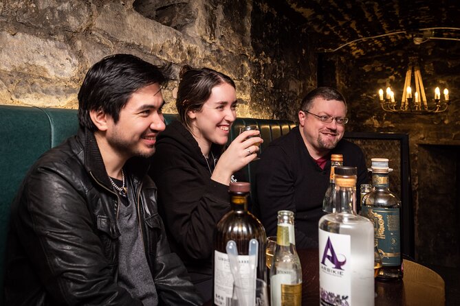 Evolution of Gin and Underground Gin Tasting in Edinburgh | 1hr - Four samples, four different profiles