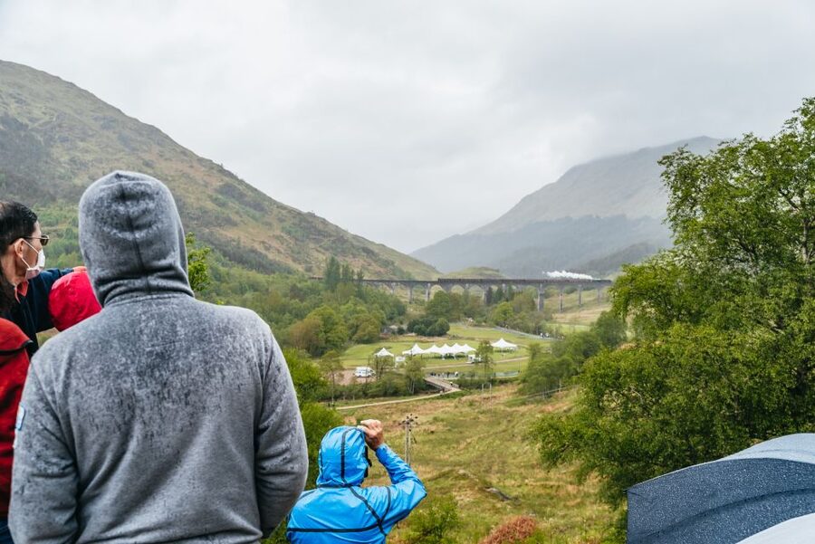 From Edinburgh: Magical Highlands Tour with Jacobite Train - The return through Pitlochry