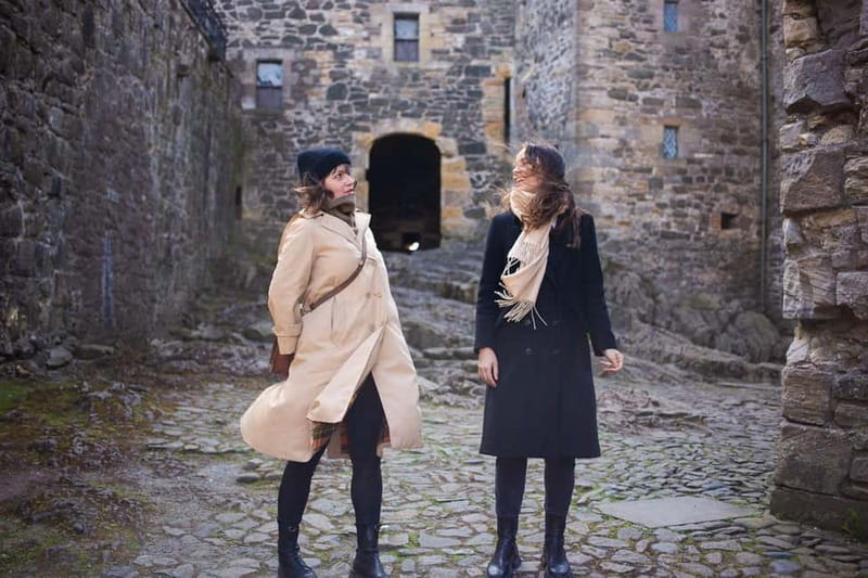 From Glasgow: Castles, Clans & Outlander Day Tour - Doune Castle brings Castle Leoch to life