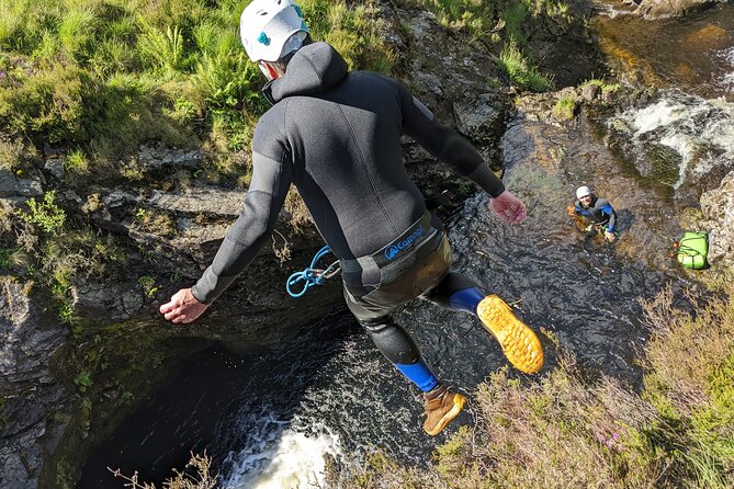 Galloway Canyoning Adventure, Murrays Canyon half day - Learning rope movement before the water route
