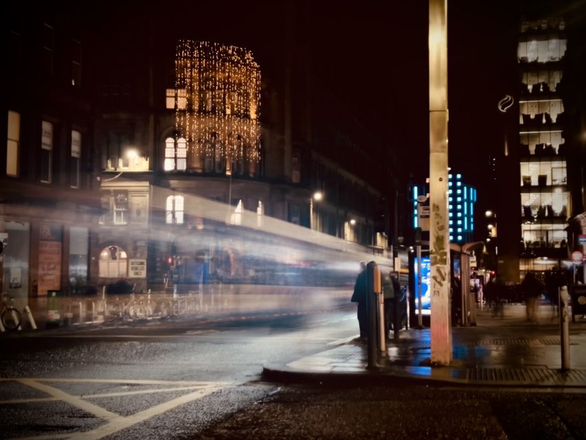 Glasgow: Haunted Quest Experience - Bars, squares, and Glasgow landmarks along the way