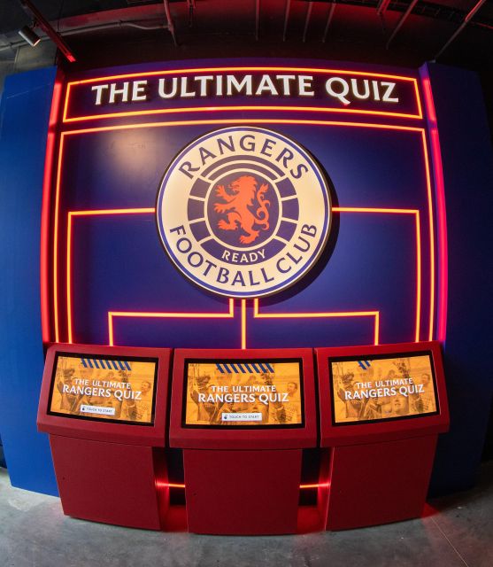 Glasgow: Rangers Football Club Museum - Interactive screens for families and younger fans
