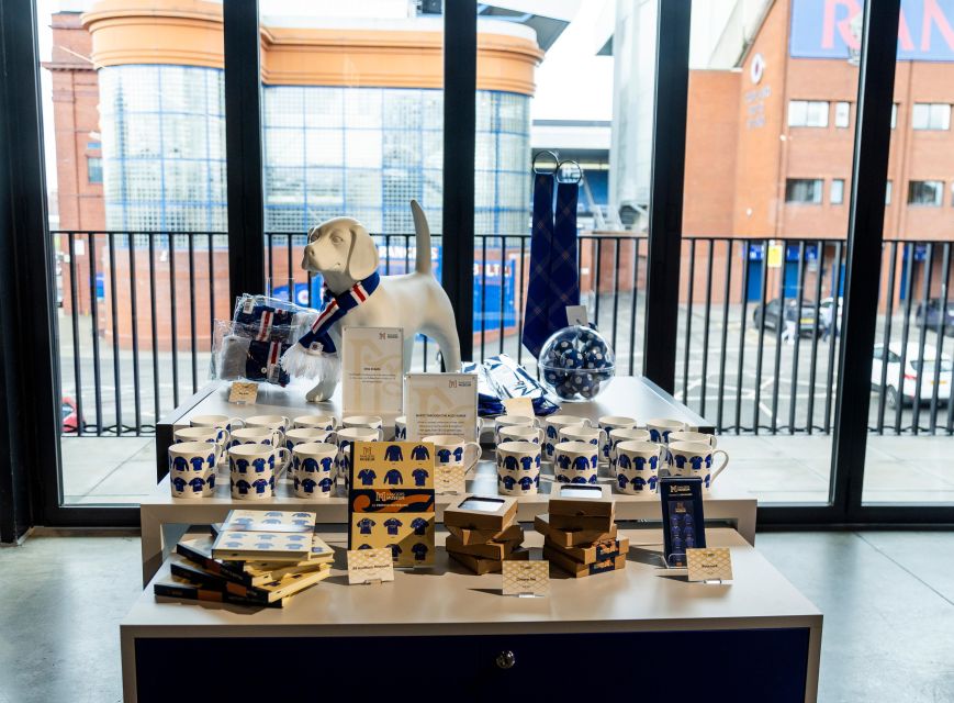 Glasgow: Rangers Football Club Museum - Cafe and shop at the end
