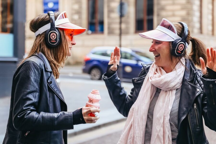 Glasgow: Silent Disco Adventure Tour - Meeting at Katie’s Bar on John Street