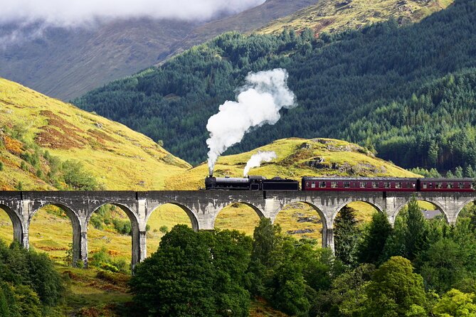 Glenfinnan Viaduct Glencoe and Fort William Tour from Edinburgh - Fort William beneath Ben Nevis