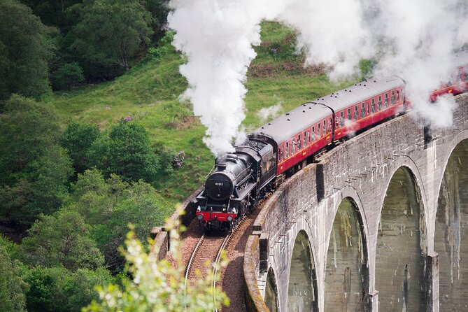 Glenfinnan Viaduct Glencoe and Fort William Tour from Edinburgh - Hagrid’s Hut and the Three Sisters of Glencoe