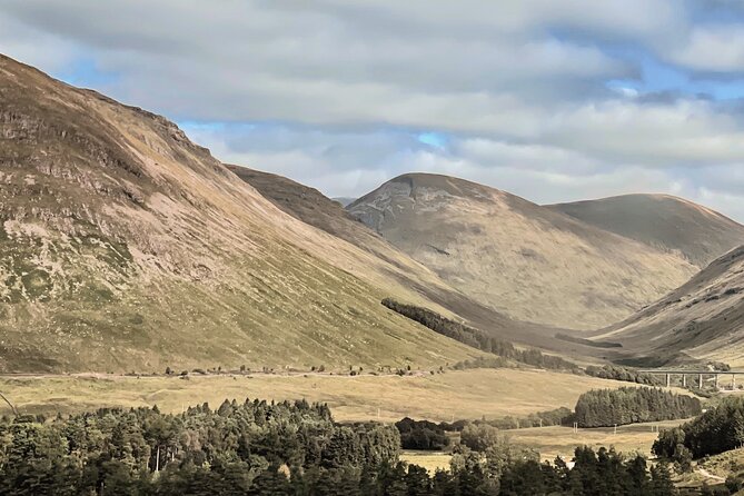 Glenfinnan Viaduct Glencoe and Fort William Tour from Edinburgh - Rannoch Moor and Loch Tulla viewpoints