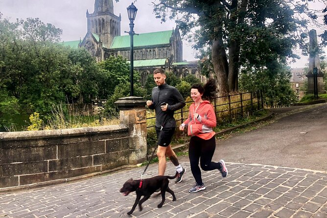 Guided Running Tour of Glasgow - George Square sets the city’s tone