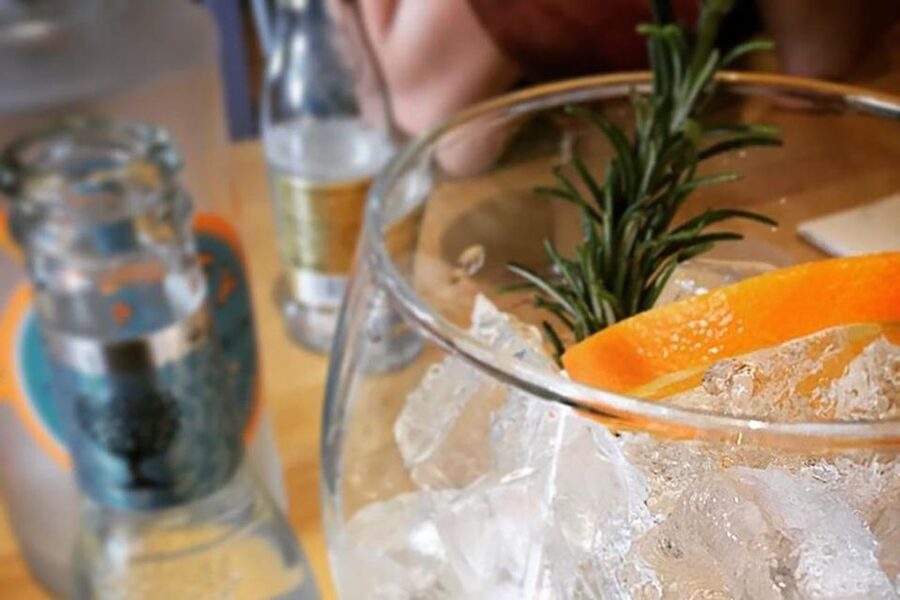 Haggis paired with whisky & gins in 56 North distillery! - The whisky pour: one dram with room to think