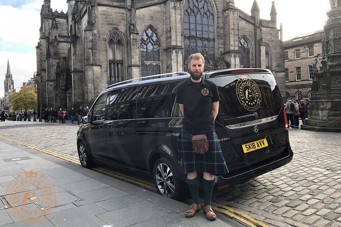 Historic Edinburgh and Rosslyn Chapel Full-Day Private Tour in a Premium Minivan - Calton Hill starts the day with Edinburgh in one glance