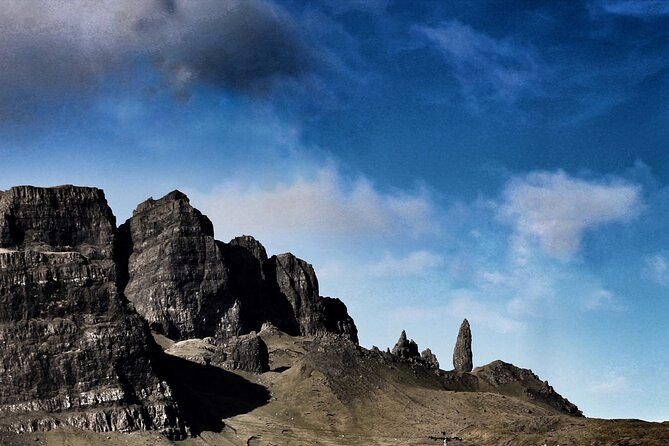 Isle of Skye and Fairy Pools Day Tour leaving from Portree - Kilt Rock and Mealt Falls above the sea