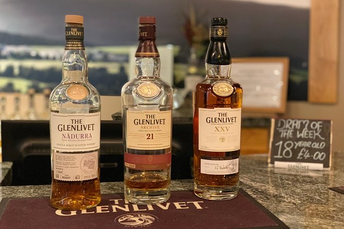 Private Speyside Whisky Tour including 10+ Single Malt Tastings - Balvenie and Glenfiddich in Dufftown