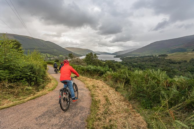 Ricky's gateway to the Highlands Tour - Loch Ard brings the ride into the open