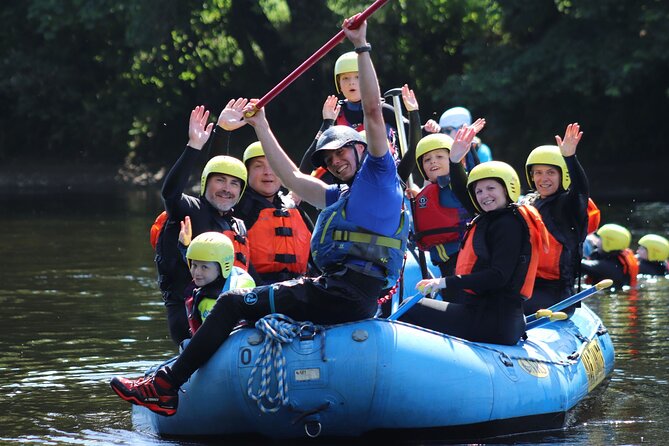 River Tay White Water Rafting - The Scottish scenery between the rapids