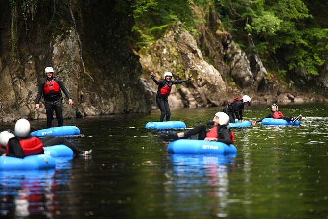 River Tubing in Perthshire - Optional cliff jumps before the float