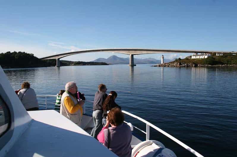 Scottish Highlands: Isle of Skye Glass-Bottom Boat Tour - Leaving Kyle beneath the Skye Bridge