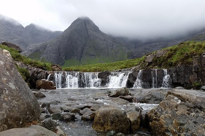 Skye Fairy Pools/ Fairy Glen/ Kilt rock / Old Man Storr - Eilean Donan Castle and the long road west