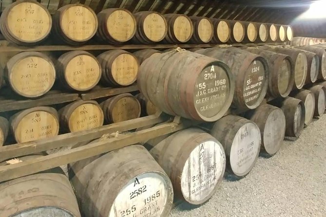 Speyside Whisky Tour - Three Distilleries Included - Private - 5 Star Reviews - Cragganmore, Benromach, and Glen Moray show a smaller side