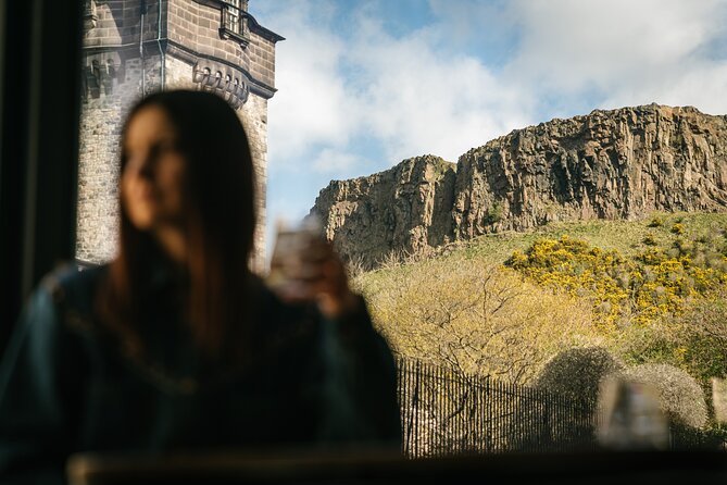 Taste & Tour: Edinburgh Food Tour with Drinks - A photographed Old Town street and an Edinburgh coffee stop