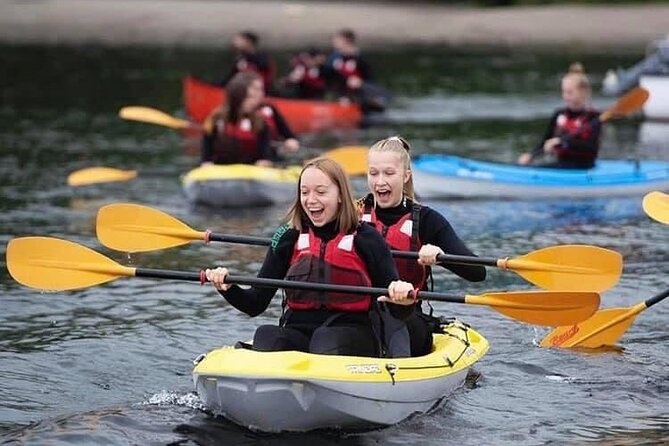 Twin Kayak Hire - Starting from the shore of Loch Lomond