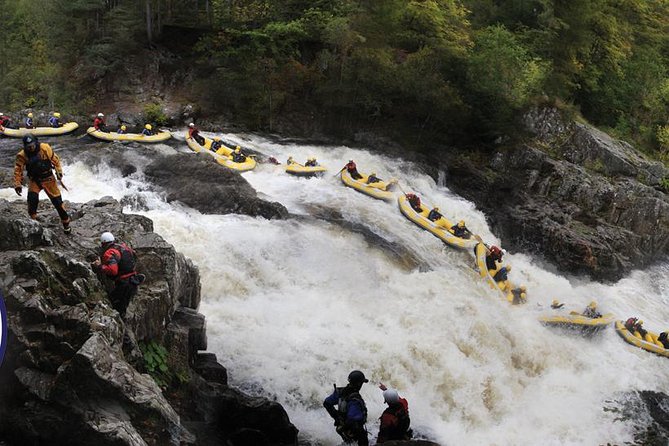 White Water Rafting and River Bugs on the River Tummel - Starting near Pitlochry at the Clunie Power Station